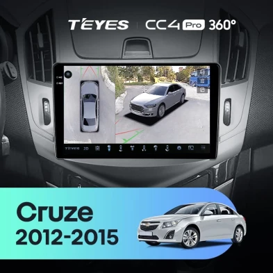 Штатная магнитола Teyes CC4 Pro 360 8/128 Chevrolet Cruze J300 J308 (2012-2015) F1
