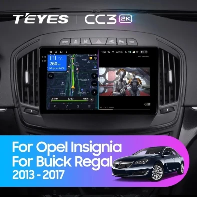 Штатная магнитола Teyes CC3 2K 4/64 Opel Insignia (2013-2017) Тип-B
