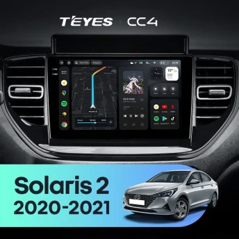 Штатная магнитола Teyes CC4 8/128 Hyundai Solaris 2 (2020-2021)
