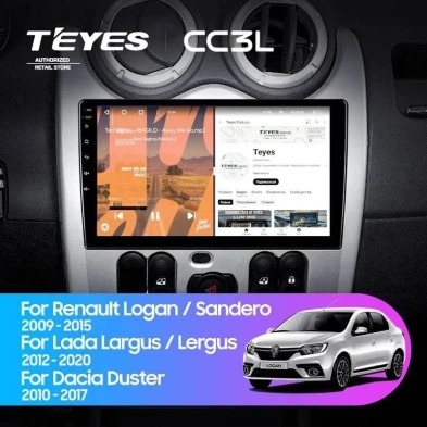 Штатная магнитола Teyes CC3L 4/64 Lada Largus (2012-2020)