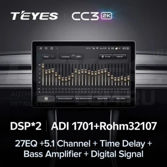 Штатная магнитола Teyes CC3 2K 4/32 Isuzu D-Max 2 (2012-2018) (11")